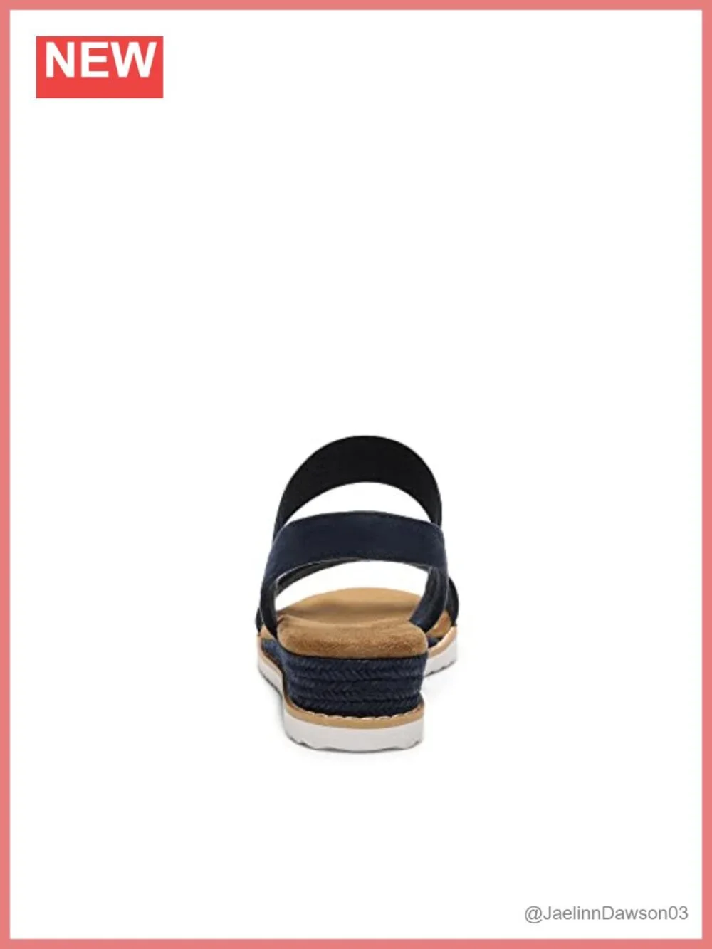 Wedge Espadrille Sandals Ankle Strap Stretch Elastic Open Toe Comfortable
